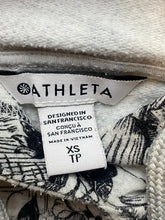 Load image into Gallery viewer, ATHLETA Sweatshirt Womens Extra Small AOP Eden Floral Whimsical Hoodie Spandex
