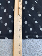 Load image into Gallery viewer, Kut From the Kloth Shirt Womens Small Black Polkadots Button Up Sheer Ladies