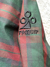 Load image into Gallery viewer, Vintage ProQuip Jacket Adult Large Red Green Tartan Plaid Windbreaker Golf Mens