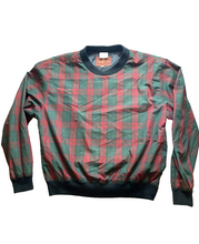 Load image into Gallery viewer, Vintage ProQuip Jacket Adult Large Red Green Tartan Plaid Windbreaker Golf Mens