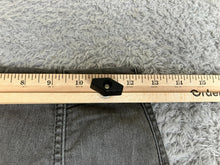 Load image into Gallery viewer, Free People Skirt Womens 2 (25x15) Black A-Line Back Zip Stretch Mini Denim Lady