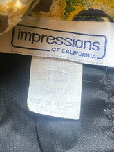 Load image into Gallery viewer, VTG Impressions of California Jacket Womens Medium Abstract Oversized 80s Blazer