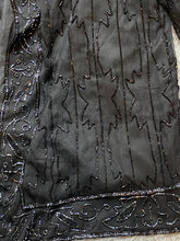 Load image into Gallery viewer, JMD New York Jacket Womens 2XL Silk Sequins Beaded Open Front Blazer Cardigan