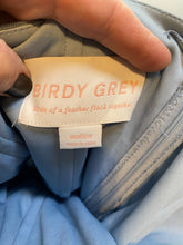 Load image into Gallery viewer, Birdy Grey Dress Womens Medium Blue Bridal Bridesmaid Formal Gown Empire Maxi