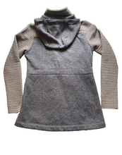 Load image into Gallery viewer, The North Face Jacket Womens Small Gray Hoodie Parka Full Zip Coat Gorpcore