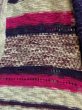 Load image into Gallery viewer, Gimmicks by BKE Cardigan Sweater Womens Medium Fringe Hooded Long Mesh Ladies