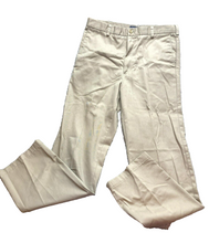 Load image into Gallery viewer, IZOD Pants Adult 34x34 Tan Straight Leg Flat Front American Chino Casual Mens