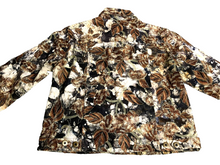 Load image into Gallery viewer, Vintage Chico’s Design Jacket Womens 2 Large Brown Patterned Embroidered Floral