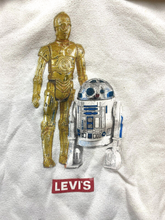 Load image into Gallery viewer, Levi’s X Star Wars Sweatshirt Youth Medium White Droids Hoodie Sweater Boys