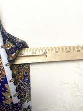 Load image into Gallery viewer, Haani Dress Womens 2X Tan Blue Keyhole Bohemian Boho Spandex Sheath Ladies