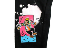 Load image into Gallery viewer, Rebel Minds Pants Womens Extra Large Black Jogger Sweatpants Legends Never Die