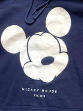 Load image into Gallery viewer, Mickey Mouse Neff Sweatshirt Adult Large Navy Hoodie Pocket Sweater Disney Mens