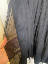 Load image into Gallery viewer, eShakti Dress Womens 2X Black Custom Lace Lined Witchy Gothcore Plus Ladies