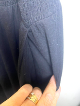 Load image into Gallery viewer, Torrid Dress Womens 4 4X Black Ruffled Smocked Cut Out Boho Lagenlook Maxi Plus