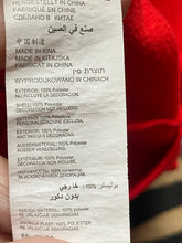 Load image into Gallery viewer, Joma Jacket Adult Medium Red 1/4 Zip EFP VIII Latvia Coat Of Arms Brigada Aragon