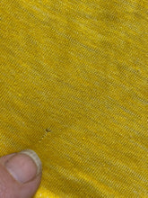 Load image into Gallery viewer, VTG Old Fishermen Never Die Shirt Adult Small Yellow Single Stitch Fishing 70s