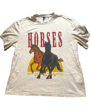 Load image into Gallery viewer, Lil Nas X Old Town Road Shirt Adult Large Horses On The Back H&M Divided Mens