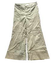 Load image into Gallery viewer, Chino by Anthropologie Pants Womens 4 (31x24) Light Sage Wide Leg Crop Baggy