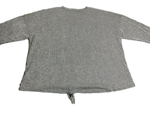 Load image into Gallery viewer, Storybuk Shirt Womens 3XL XXXL Black White Oversized Button Up Tie Blouse Ladies