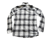 Load image into Gallery viewer, Amplify Shirt Womens Large Button Up Long Sleeve Collared Casual Plaid Ladies