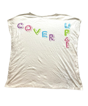 Load image into Gallery viewer, Vintage Jane Colby Shirt Womens 3X White Cover Up Single Stitch 80s Plus Ladies