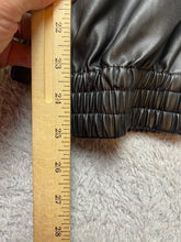 Load image into Gallery viewer, Dollhouse Pants Womens Medium (30x25) Black Faux Leather Jogger Moto Biker