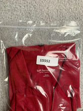 Load image into Gallery viewer, Soft Surroundings Shirt Womens Extra Small Red Danielle Oversized Lagenlook Boho