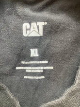Load image into Gallery viewer, Caterpillar Shirt Adult Extra Large Black Workwear Equipment Bulldozer Cat Mens