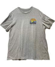 Load image into Gallery viewer, Eddie Bauer Shirt Adult Extra Large Gray Colorful Sunset Art Artsy Mountain Mens