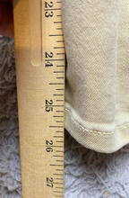 Load image into Gallery viewer, Free People Jeans Womens 27x25.5 Beige Destroyed Tapered Leg 5 Pockets Ladies