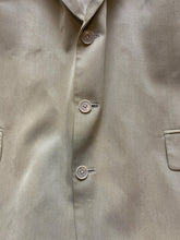 Load image into Gallery viewer, Oscar De La Renta Sport Coat Mens 46R Beige Tencel Single Breasted Suit Blazer