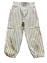 Load image into Gallery viewer, VTG Russell Baseball Pants Youth Small (27x18.5) Ivory Navy Athletic 70s 80s Boy
