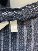 Load image into Gallery viewer, Soft Surroundings Sweater Womens Small Gray Rayon Open Front Tunic Cardigan Lady