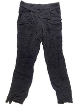 Load image into Gallery viewer, Free People Pants Womens Small (29x24.5) Black Hem Zip Tapered 100% Rayon Ladies