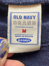 Load image into Gallery viewer, Old Navy Shirt Adult Medium Striped Athletic Streetwear Skater Pullover Mens