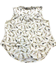 Load image into Gallery viewer, TORRID x Harper Shirt Womens 2 White AOP Lipstick Hippie Lightweight Plus Ladies