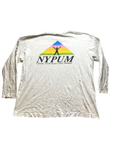 Load image into Gallery viewer, VTG 1st Annual NYPUM Shirt Adult Extra Large Gray Midwest Rodeo Bikers 90s Mens