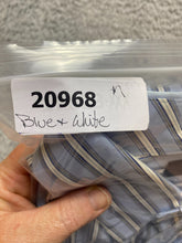 Load image into Gallery viewer, Sean John Shirt Adult 3XL XXXL Blue White Striped Button Up Casual Dress Mens