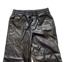 Load image into Gallery viewer, Dollhouse Pants Womens Medium (30x25) Black Faux Leather Jogger Moto Biker