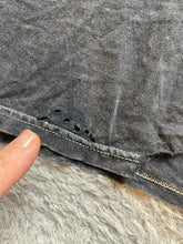 Load image into Gallery viewer, Red Dirt Ranch Shirt Adult Medium Black White Longhorn Grunge Goth Thrashed Mens