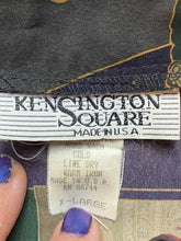 Load image into Gallery viewer, VTG Kensington Square Jacket Womens Extra Large Multi Color Baroque Abstract USA
