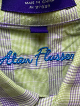 Load image into Gallery viewer, Alan Flusser Shirt Adult Large Embroidery Button Up Pocket Casual Cuffs Mens