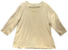 Load image into Gallery viewer, Zenergy Chicos Shirt Womens 3 (Extra Large) Glitter Rhinestones Nylon Spandex