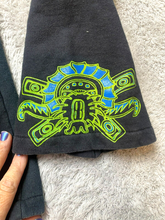 Load image into Gallery viewer, Bee Mistic Jacket Adult Large Black Dragon Head Art Artsy Full Zip Hoodie Mens