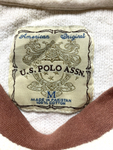 Load image into Gallery viewer, Vintage US Polo Assn Shirt Youth Medium Dingy White Waffle Knit Thermal Y2K Boys