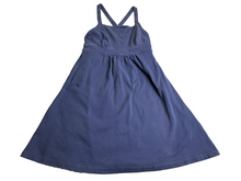Load image into Gallery viewer, J Crew Dress Womens 10 Medium Navy Blue Cross Strap A Line Flowy Sundress Ladies