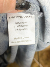 Load image into Gallery viewer, Woosea Dress Womens Extra Large Blue Deep V-Neck Maxi Boho Geometric Rayon