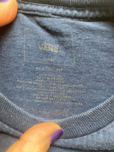 Load image into Gallery viewer, VANS Shirt Adult Large Navy Blue Mens Classic Fit Atlanta Skateboarding Mens