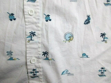 Load image into Gallery viewer, Ron Jon Surf Shop Shirt Adult 2XL White Hawaiian Tropical Surfer AOP Spandex Men