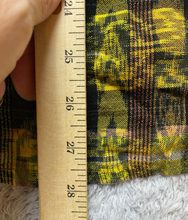 Load image into Gallery viewer, El Gringo Imports Shirt Adult Medium Yellow Black Plaid Button Up Casual Mens